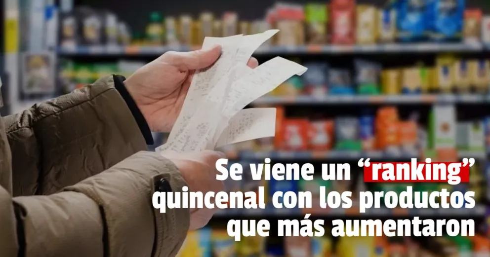 Publicarán una lista quincenal con los productos que más aumentaron 