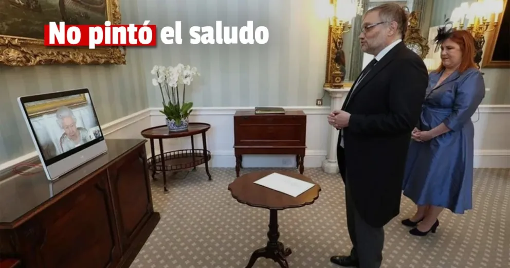 La esposa del embajador argentino recibió un desplante en el funeral de Isabel II