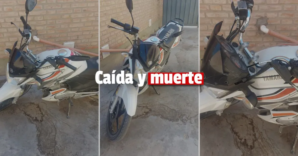 25 de Mayo: un hombre cayó de su moto y murió 