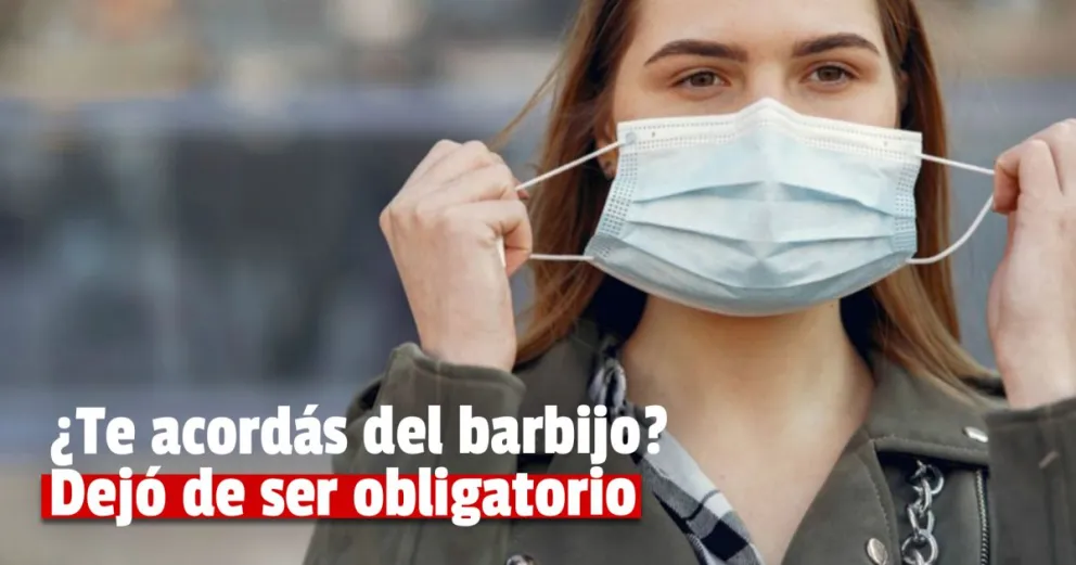 El Gobierno resolvió que el uso del barbijo ya no sea obligatorio en espacios cerrados y transporte público