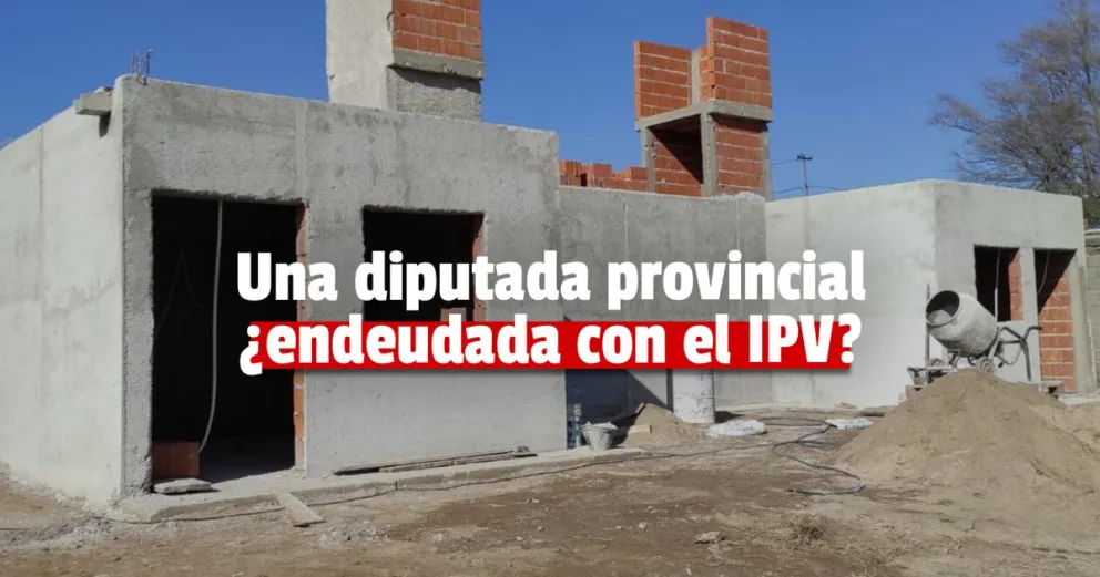 Una diputada provincial ¿deudora morosa del IPV?