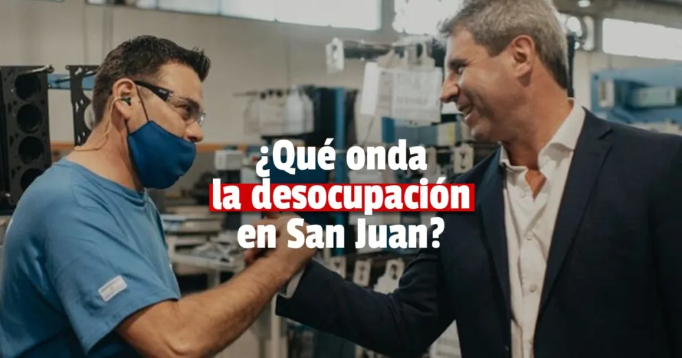 San Juan la desocupación es del 3% y se encuentra entre las cinco provincias con menor desempleo del país