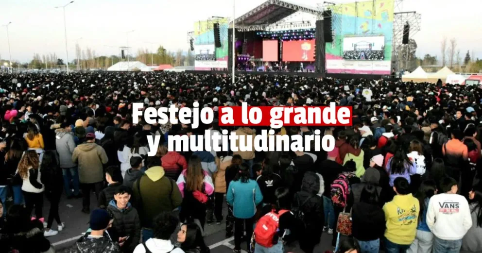 Semana de las Juventudes: 70 mil personas asistieron al Estadio del Bicentenario