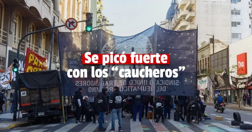 El gremio de los neumáticos tomó el Ministerio de Trabajo de la Nación 