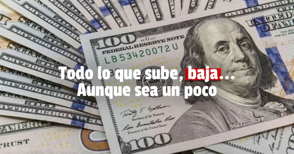 El dólar bajó unos pesos tras haberse disparado