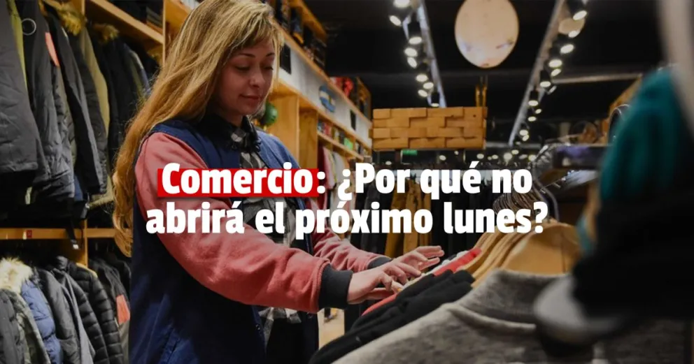 El comercio sanjuanino no abrirá el próximo lunes 