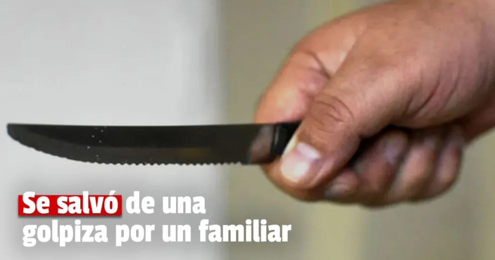 Un hombre fue denunciado por agredir a su pareja con un cuchillo