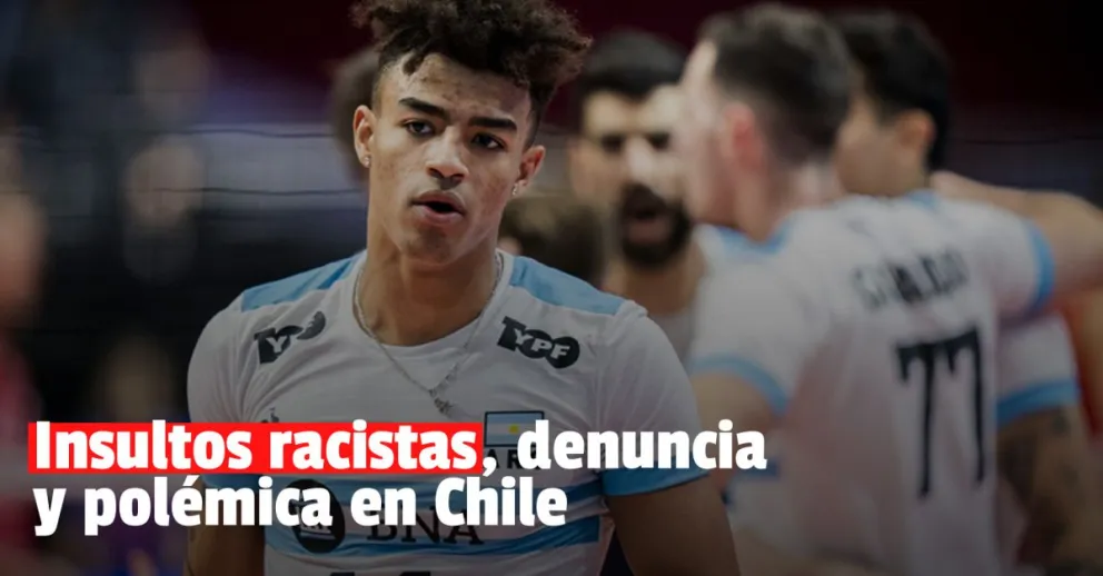 Un jugador de vóley sanjuanino fue víctima de insultos racistas en Chile 