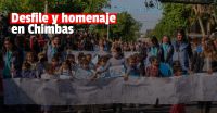 Niños y niñas de Chimbas le rindieron homenaje a los héroes de Malvinas