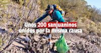 Campaña Solidaria: familias sanjuaninas se reunieron para limpiar Loma de la Tapias 