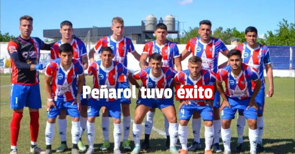 Peñarol jugó contra Huracán Las Heras y ganó por 1 a 0