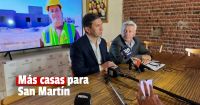 San Martín firmó un convenio para construir 27 casas 