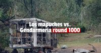 Mapuches prendieron fuego un puesto de Gendarmería 