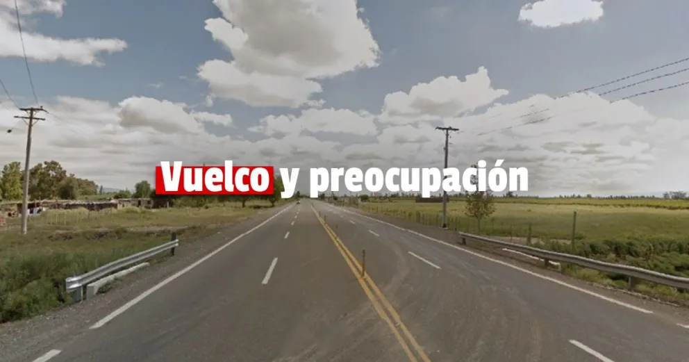 Dos mendocinas volcaron en Ruta 40 
