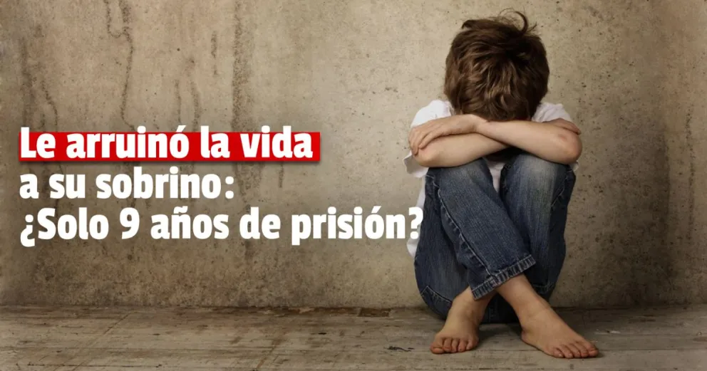 Nueve años de prisión para un hombre para abusar de su sobrino menor de edad 