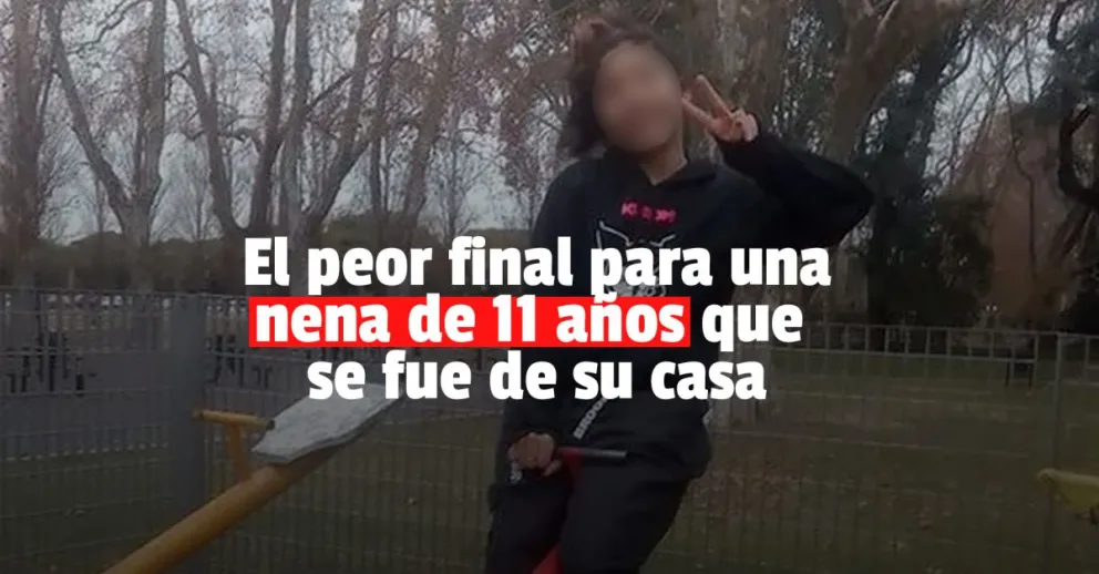 Una nena se escapó de su casa y la encontraron muerta