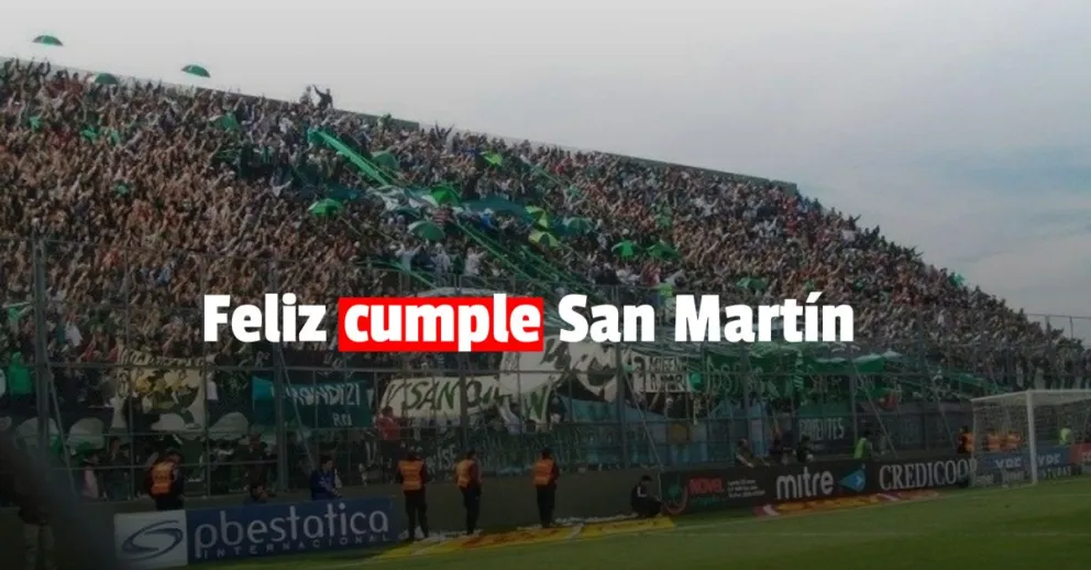 El Club de San Martín celebra sus 115 años y festeja con sus hinchas 
