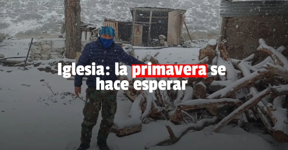 Un martes a pura nieve en el departamento de Iglesia 