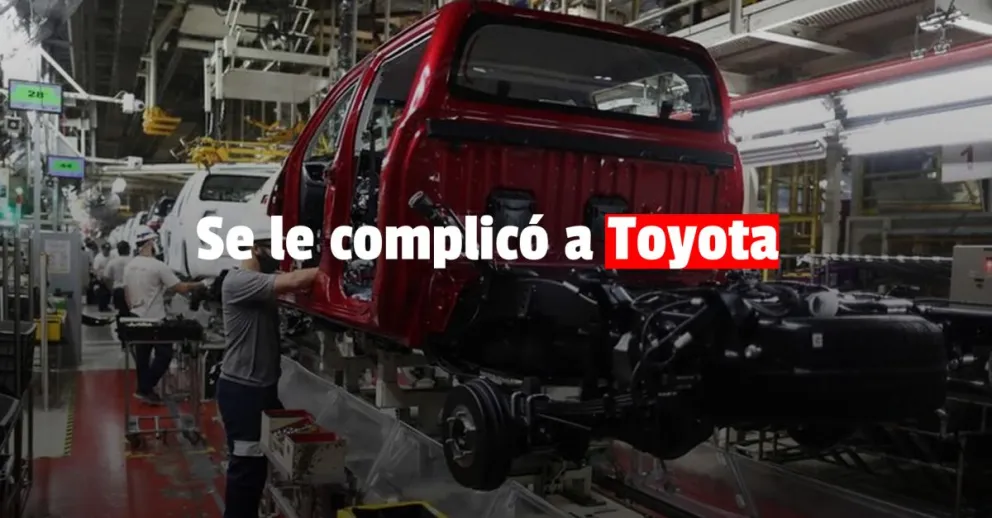 Toyota lanzó un comunicado para informar que parará su producción 