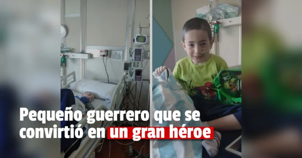 Matheo Lima fue trasplantado y pudo salvar su vida 