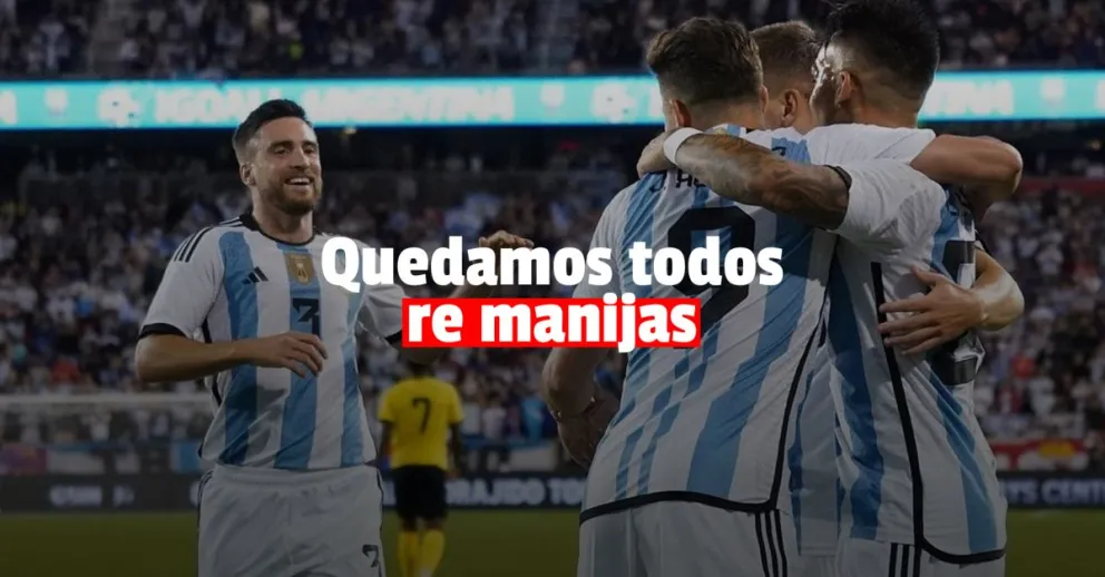 Argentina goléo a Jamaica con un doblete de Messi