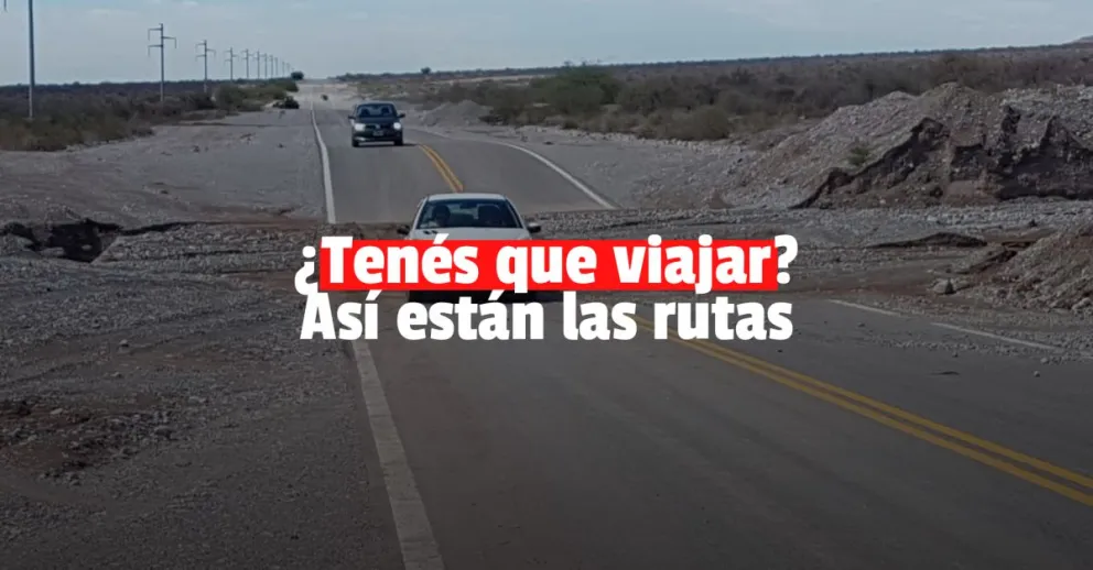 Desde Vialidad realizaron un informe sobre el estado de las rutas