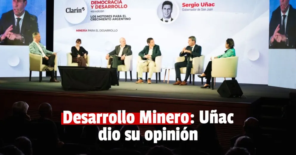 Uñac disertó sobre desarrollo minero en Capital Federal