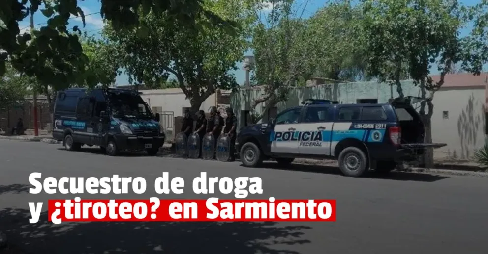 Tras un operativo, incautaron 3 kilos de cocaína en Sarmiento