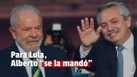Lula dijo que Alberto Fernández se equivocó al acordar con el FMI 