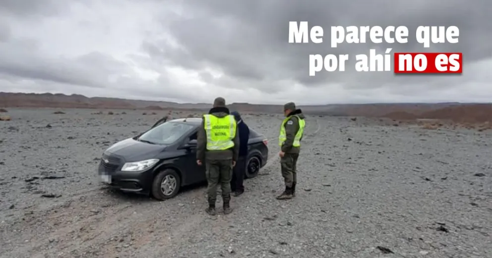 Gendarmería rescató a dos personas extraviadas 