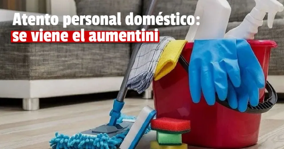 Así quedará el sueldo del personal doméstico en octubre