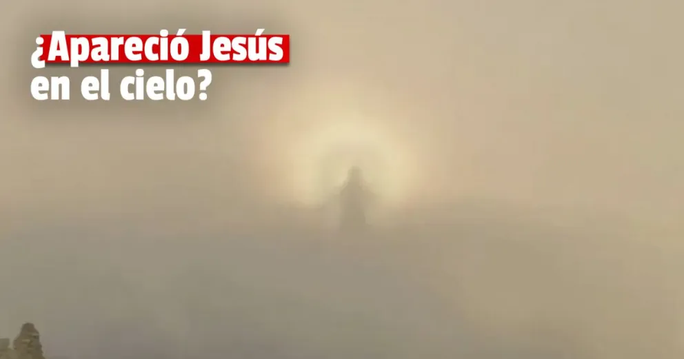 Conmoción por la "aparición de Cristo" en el cielo