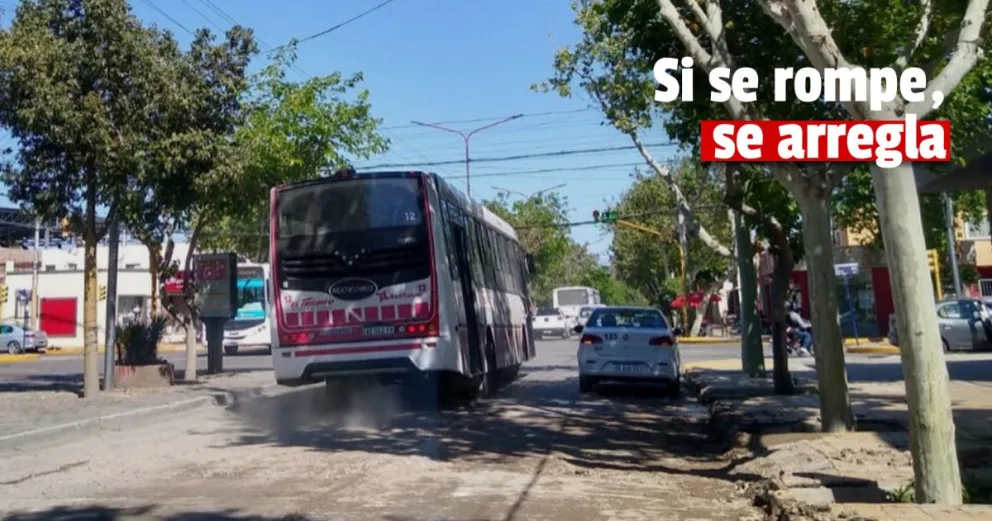 Arreglaron el bache de calle Córdoba y restituyeron el tránsito
