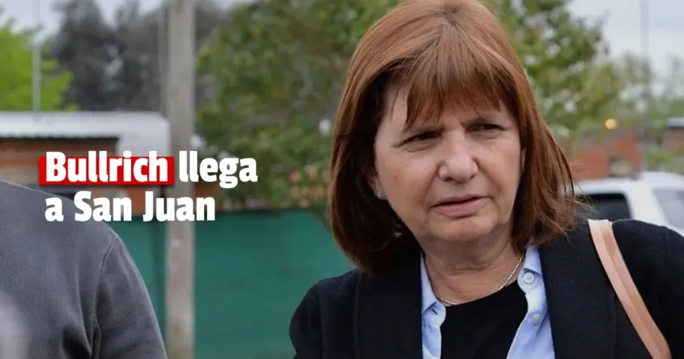 Patricia Bullrich viene a San Juan 