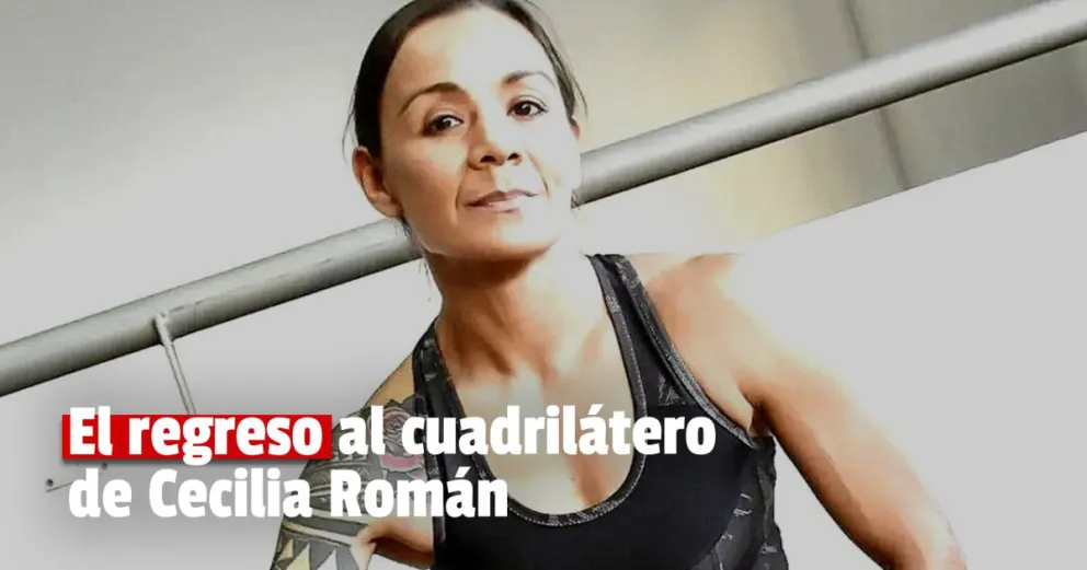 Cecilia Román se prepara para la pelea de este viernes 