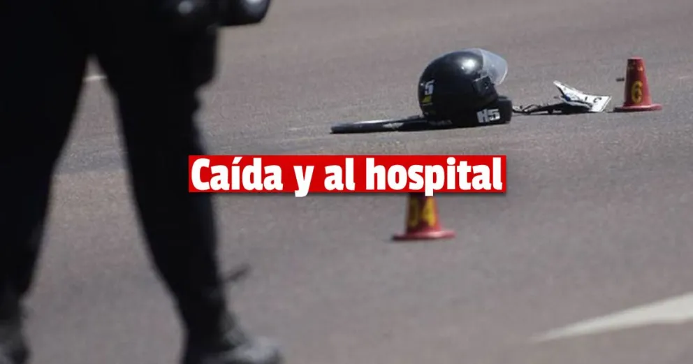 Santa Lucía: iba en la BMW cayó y terminó hospitalizado 