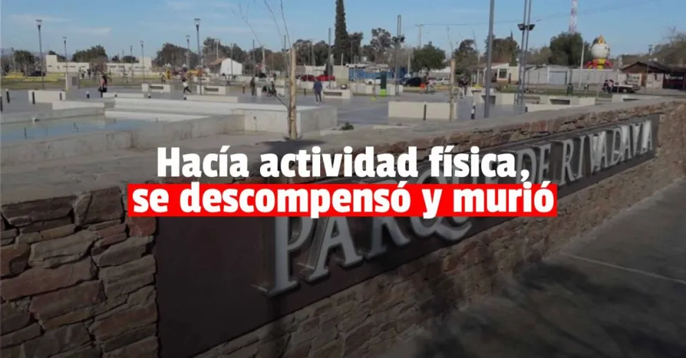 Un hombre hacía actividad física, se descompuso y falleció