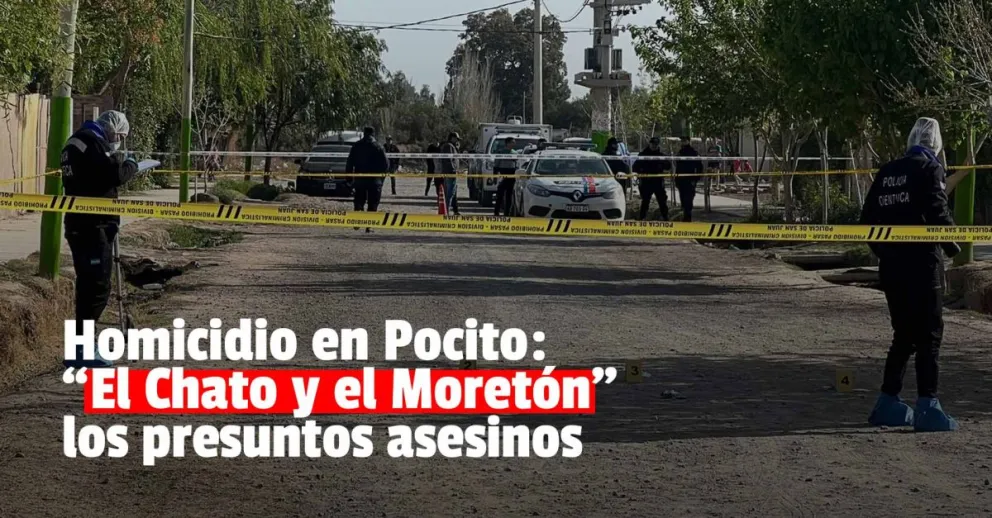 Identificaron a los presuntos homicidas de Pocito