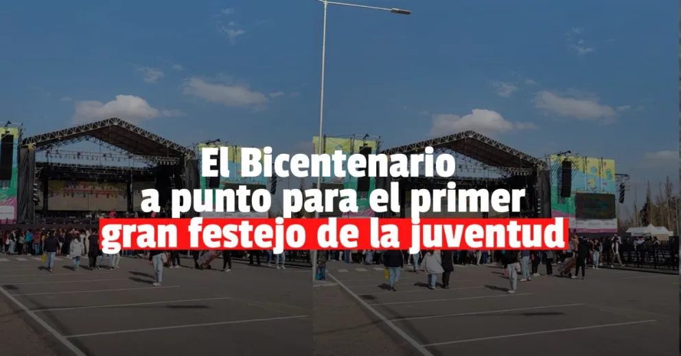 Ya se vive la previa del primer gran show de la Semana de las Juventudes