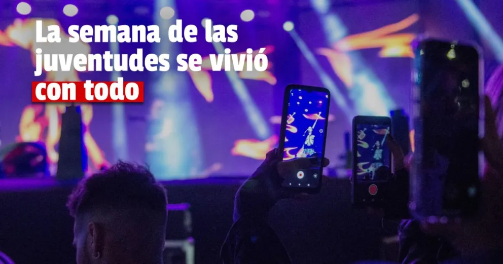 Semana de las juventudes: 50 mil jóvenes ovacionaron a Emilia Mernes y a los cantantes de la Voz 