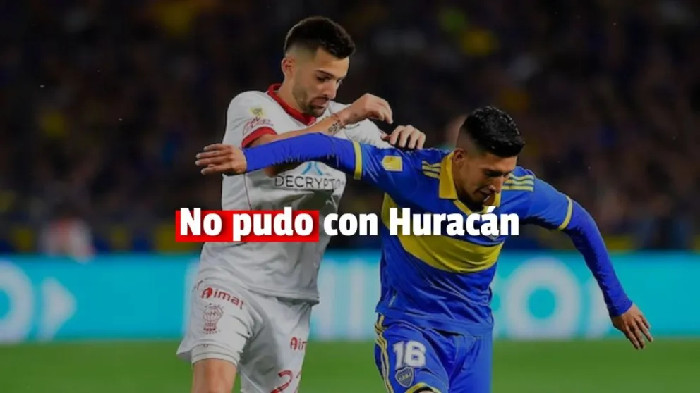 Boca empató con Huracán en La Bombonera