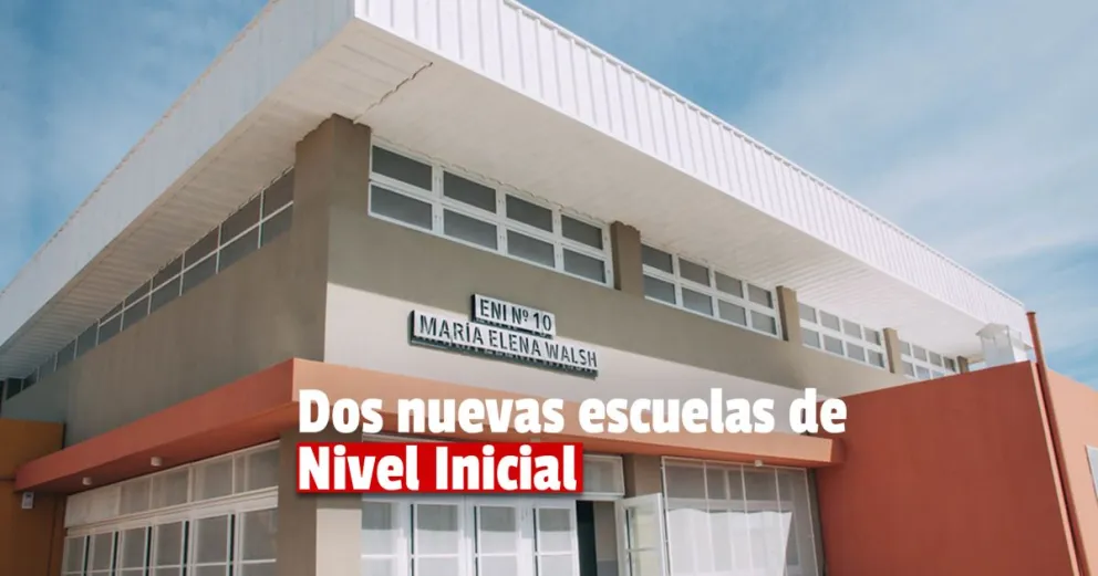 Último tramo de obra para dos nuevos edificios escolares en Chimbas
