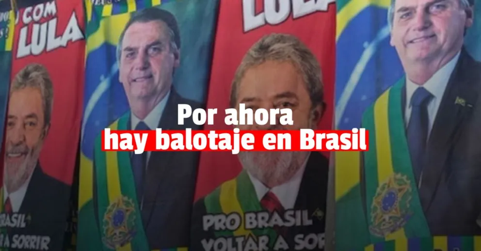 Elecciones en Brasil: Bolsonaro le saca una leve ventaja a Lula y habría balotaje