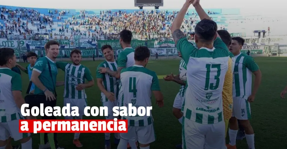 Desamparados goleó a Deportivo Otamendi y sueña con la permanencia