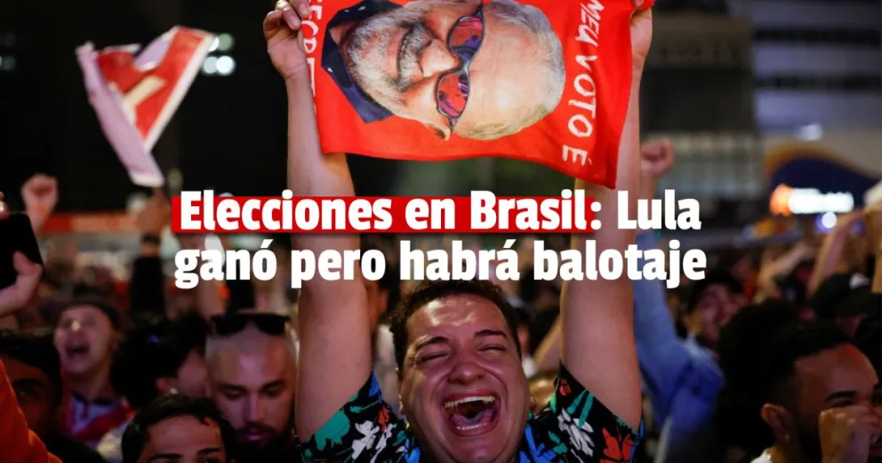 Elecciones en Brasil: Lula da Silva le ganó por menos de lo esperado a Jair Bolsonaro y habrá balotaje