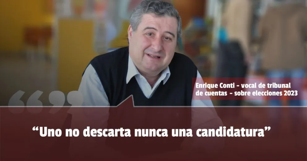 Enrique Conti no descarta jugar con una candidatura en 2023