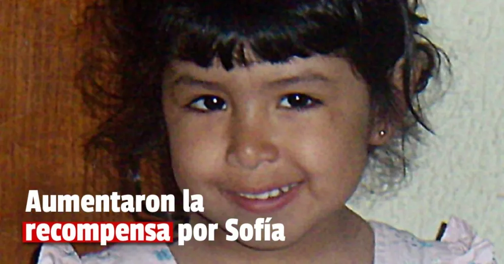 Aumentaron a $5 millones la recompensa para quienes aporten datos sobre el paradero de Sofía Herrera