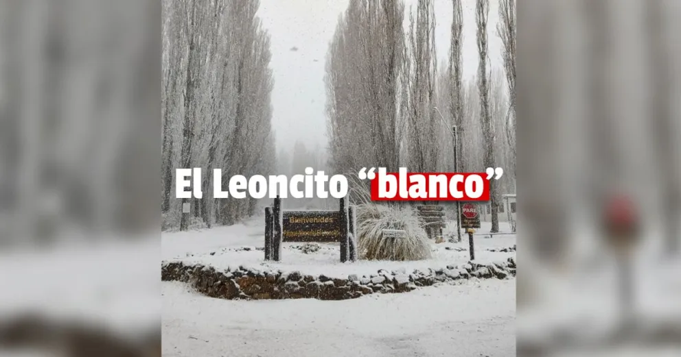 Barreal amaneció de blanco 