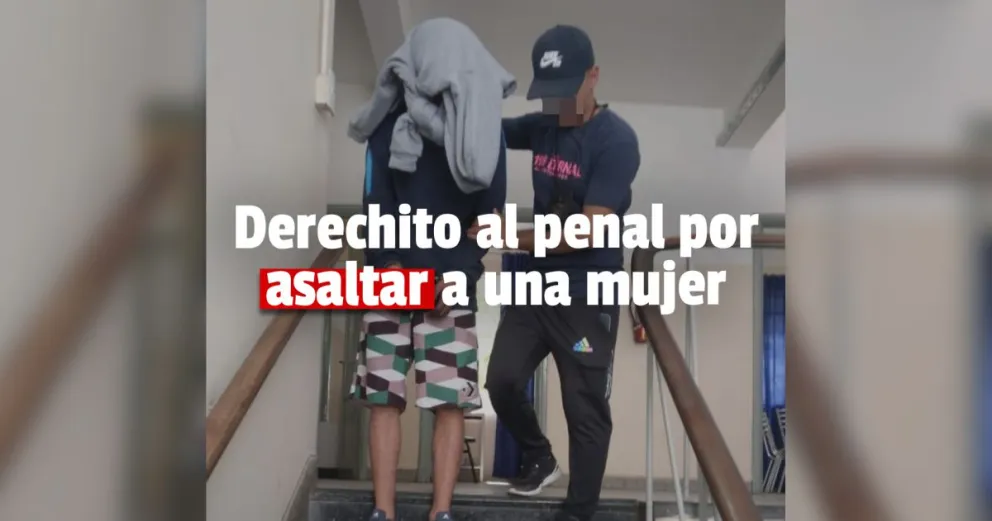 Asaltó a una mujer mientras entraba a su casa y terminó detenido