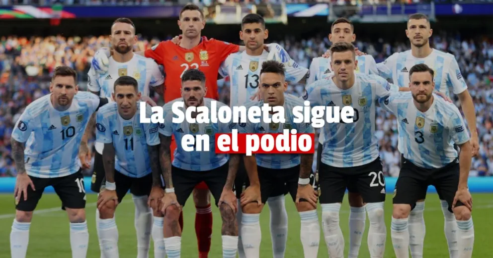 Antes del mundial, Argentina continúa en el podio del ranking FIFA